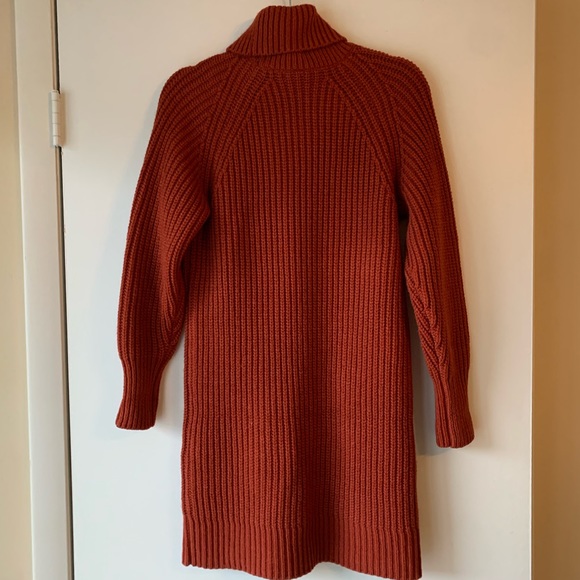 Uniqlo Low-Gauge knit turtleneck Sweater dress - Picture 6 of 6
